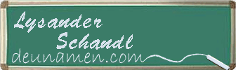 Lysander Schandl Visitenkarte